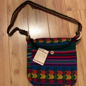 Peruvian Andeans Manta Woven Wool Bag Pocketbook Crossbody Susi’s Peru New